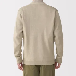Men's Hemp Blend V-Neck Cardigan