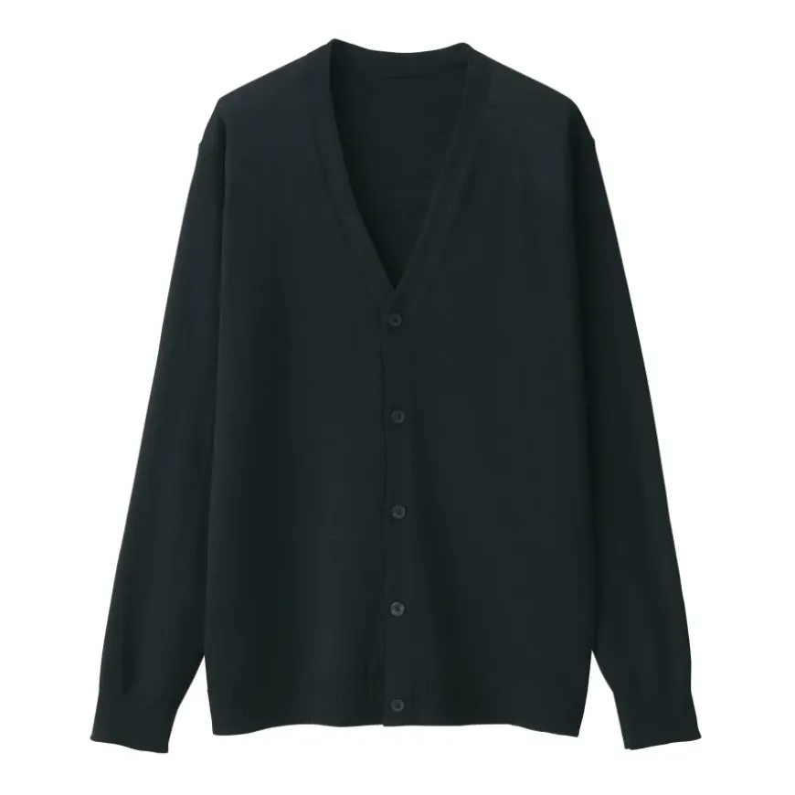 Men's Hemp Blend V-Neck Cardigan