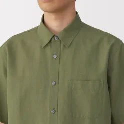 Men's Hemp Cotton Short Sleeve Shirt