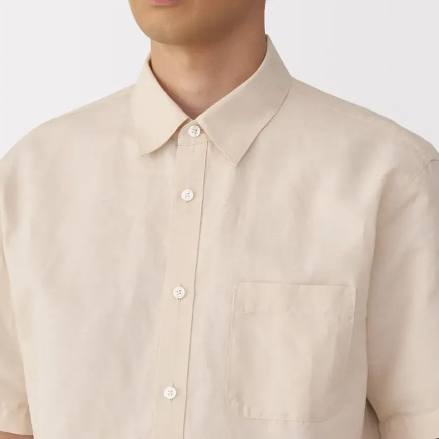 Men's Hemp Cotton Short Sleeve Shirt