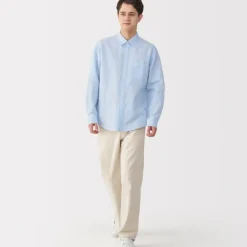 Men's Hemp Cotton Striped Shirt