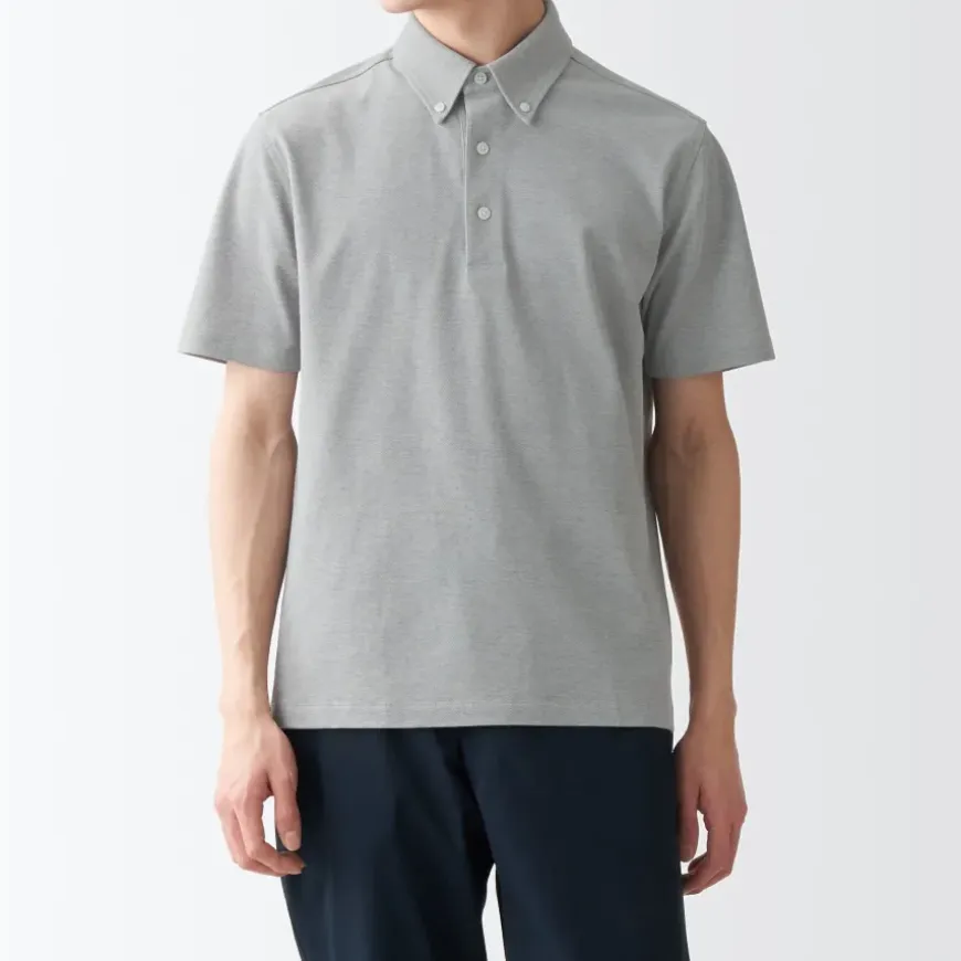 Men's High Twist Pique Polo Shirt