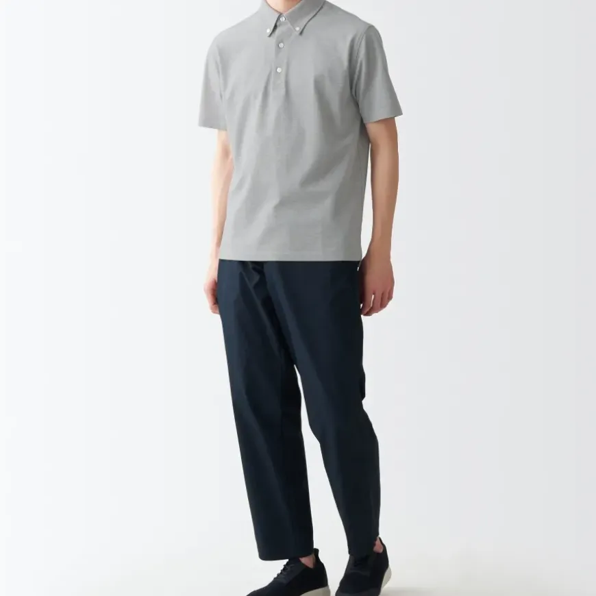 Men's High Twist Pique Polo Shirt