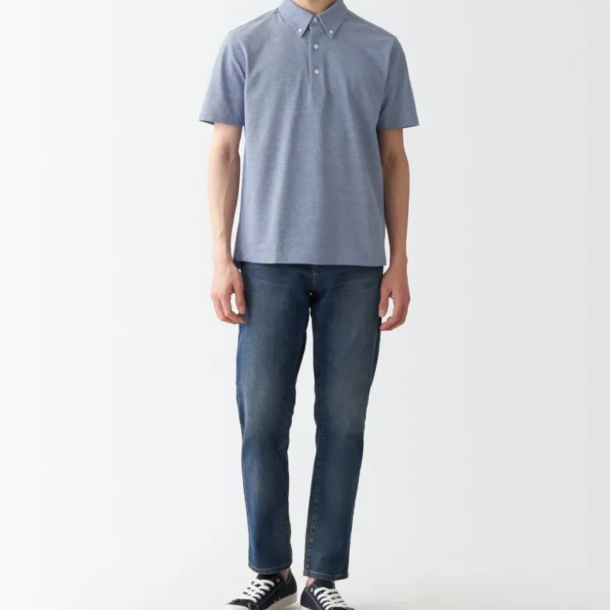 Men's High Twist Pique Polo Shirt