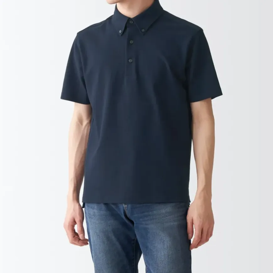 Men's High Twist Pique Polo Shirt