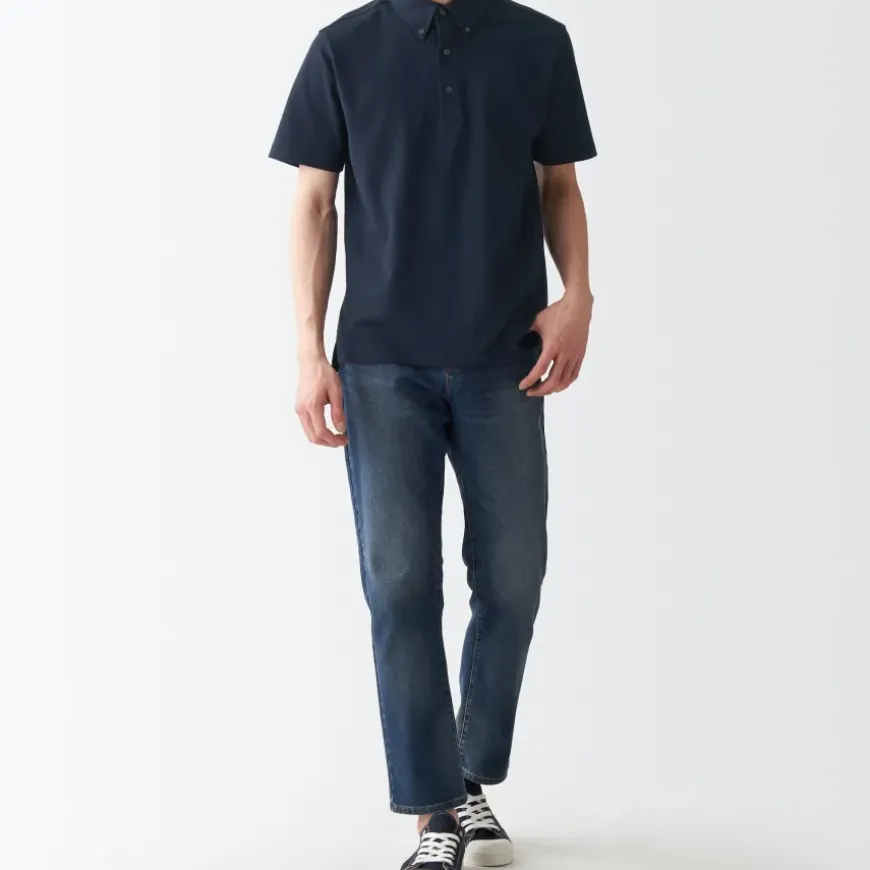 Men's High Twist Pique Polo Shirt