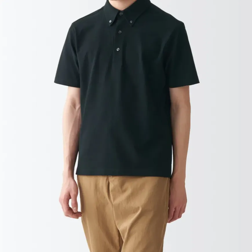 Men's High Twist Pique Polo Shirt