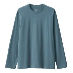 Men's Jersey Crew Neck Long Sleeve T-Shirt