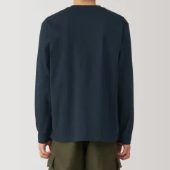 Men's Jersey Crew Neck Long Sleeve T-Shirt
