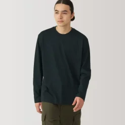 Men's Jersey Crew Neck Long Sleeve T-Shirt