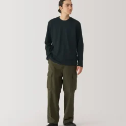 Men's Jersey Crew Neck Long Sleeve T-Shirt
