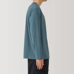 Men's Jersey Crew Neck Long Sleeve T-Shirt