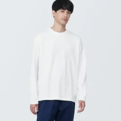 Men's Jersey Crew Neck Long Sleeve T-Shirt