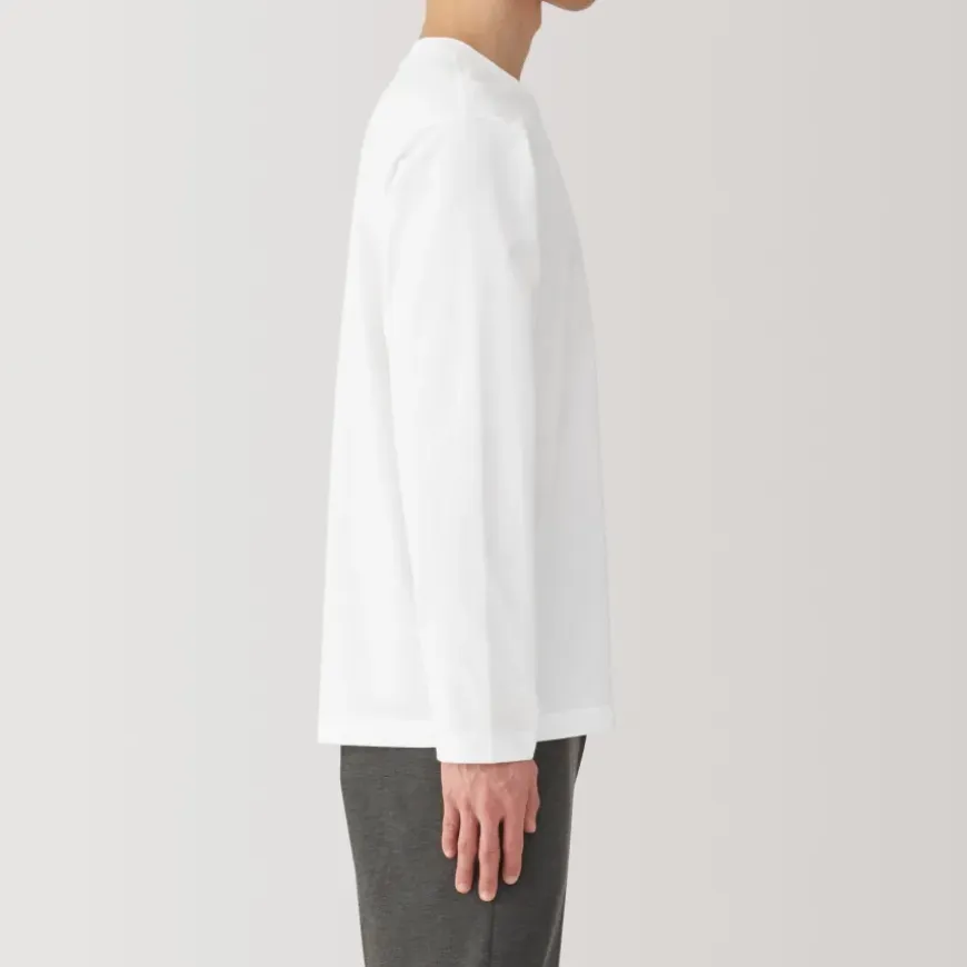 Men's Jersey Crew Neck Long Sleeve T-Shirt