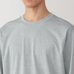 Men's Jersey Crew Neck Long Sleeve T-Shirt