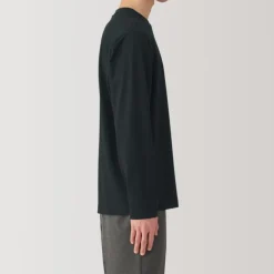 Men's Jersey Crew Neck Long Sleeve T-Shirt