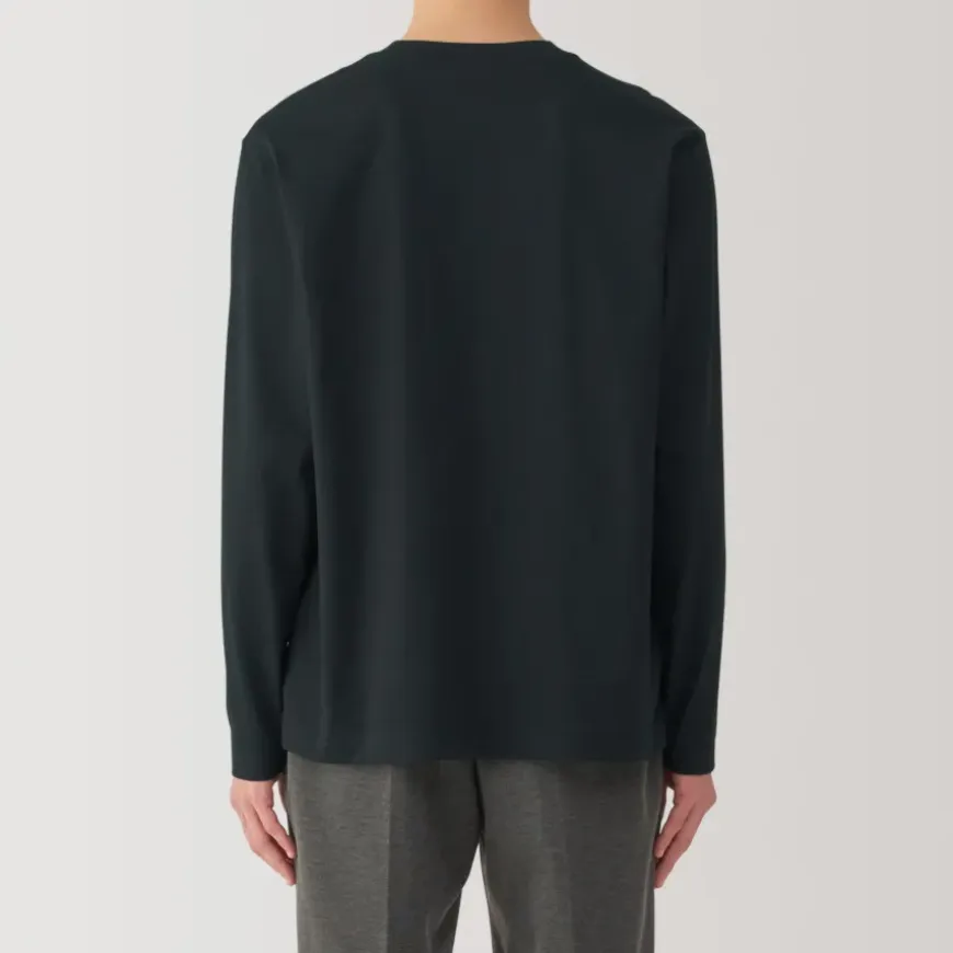 Men's Jersey Crew Neck Long Sleeve T-Shirt