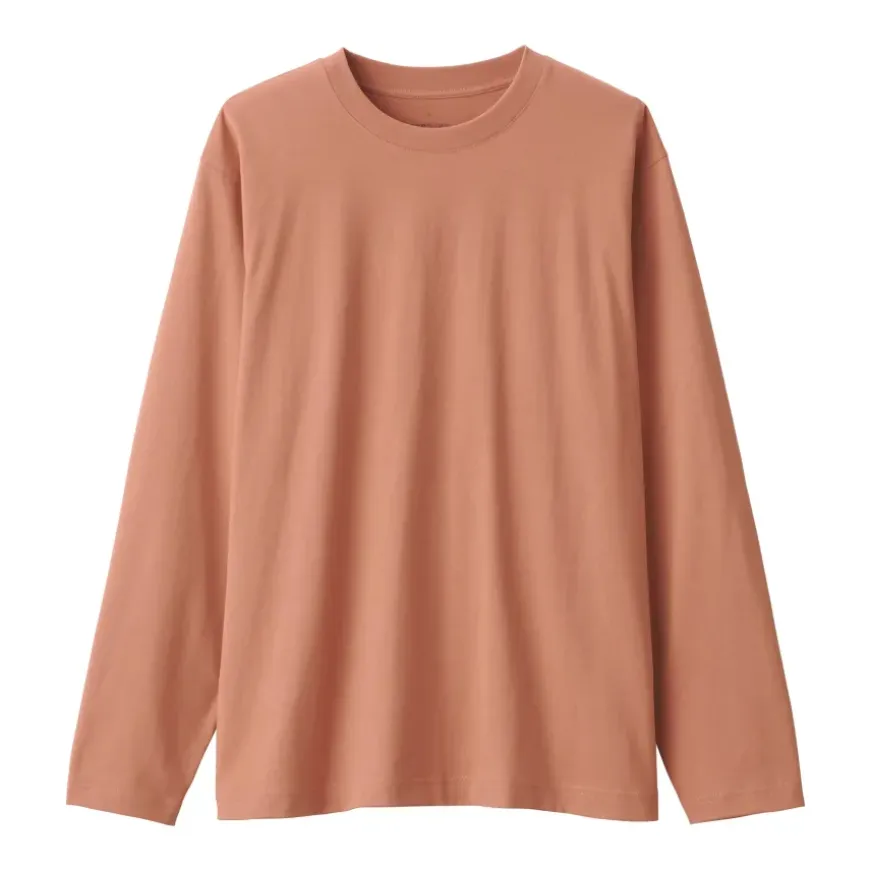 Men's Jersey Crew Neck Long Sleeve T-Shirt