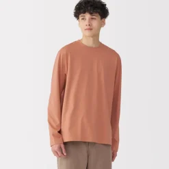 Men's Jersey Crew Neck Long Sleeve T-Shirt