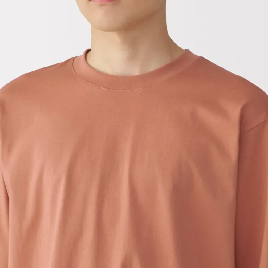 Men's Jersey Crew Neck Long Sleeve T-Shirt