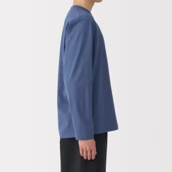 Men's Jersey Crew Neck Long Sleeve T-Shirt