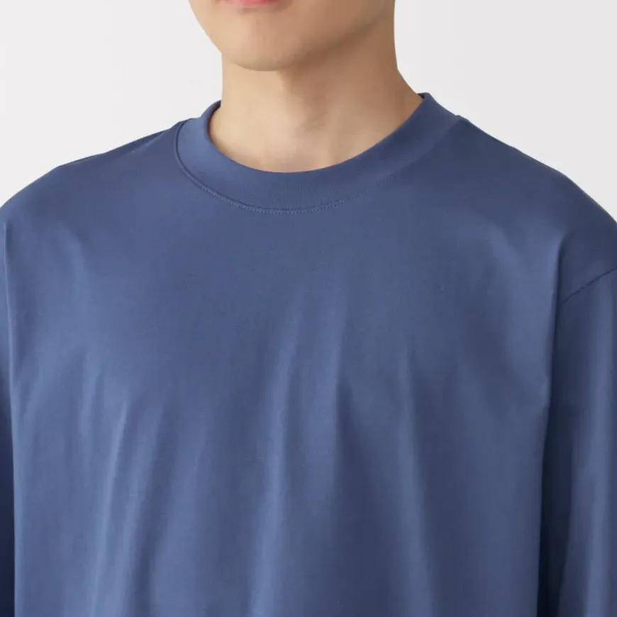 Men's Jersey Crew Neck Long Sleeve T-Shirt