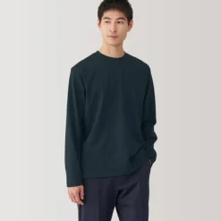 Men's Jersey Crew Neck Long Sleeve T-Shirt