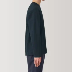 Men's Jersey Crew Neck Long Sleeve T-Shirt