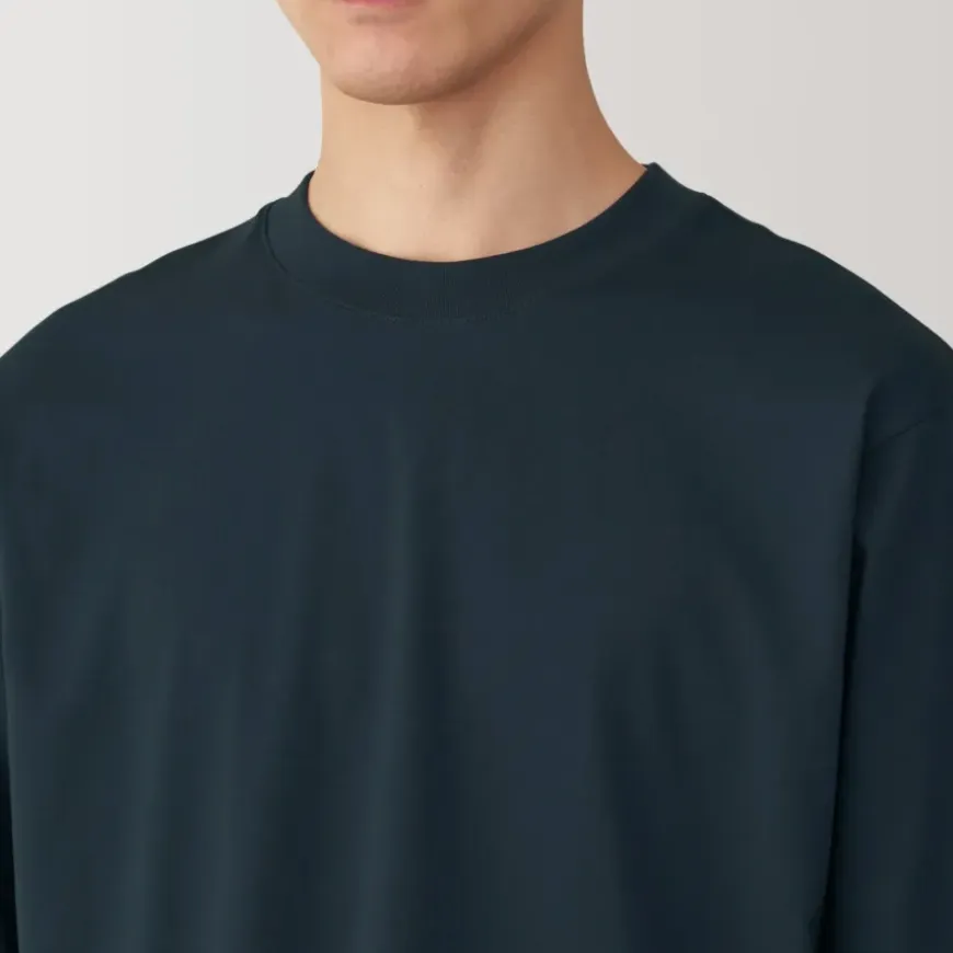 Men's Jersey Crew Neck Long Sleeve T-Shirt