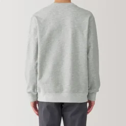 Men's Jersey Slub Crewneck Pullover Sweatshirt