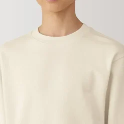 Men's Jersey Slub Crewneck Pullover Sweatshirt