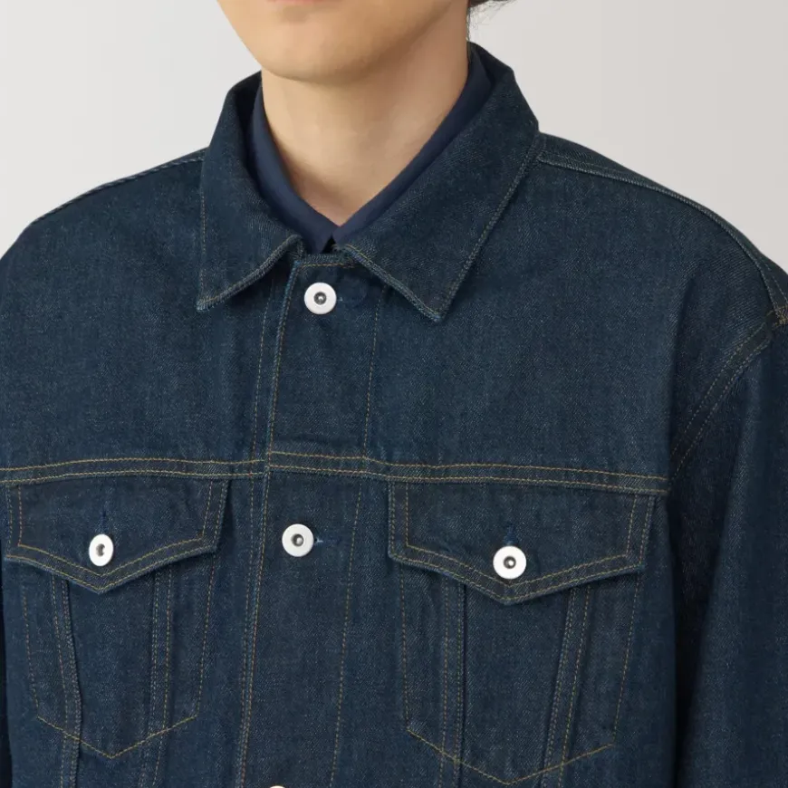 Men's Kapok Blend Denim Jacket