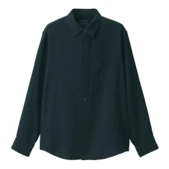 Men's Kapok Blend Double Gauze Long Sleeve Shirt