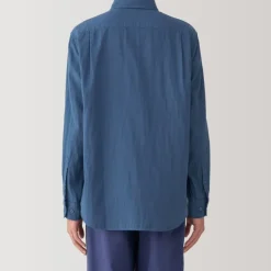 Men's Kapok Blend Double Gauze Long Sleeve Shirt