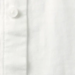 Men's Kapok Blend Double Gauze Stand Collar Long Sleeve Shirt