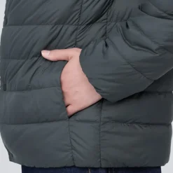 Men's Lightweight Down Collarless Jacket