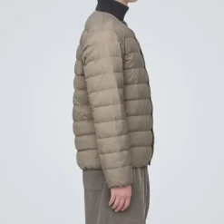 Men's Lightweight Down Collarless Jacket