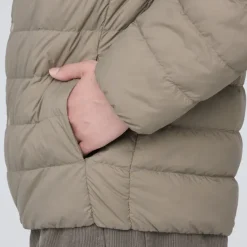 Men's Lightweight Down Collarless Jacket