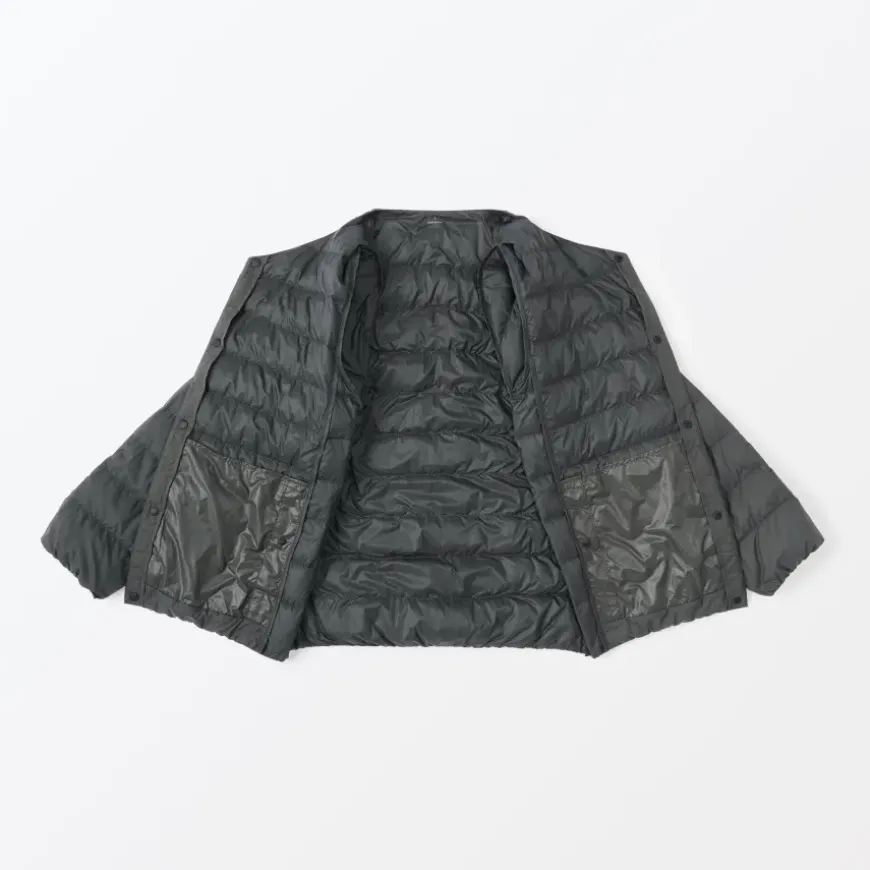 Men's Lightweight Down Collarless Jacket