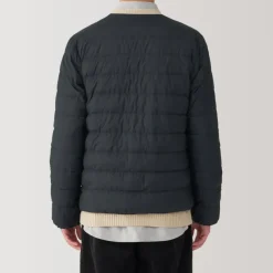 Men's Lightweight Down Collarless Jacket