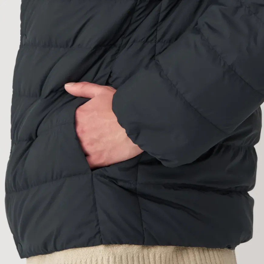 Men's Lightweight Down Collarless Jacket