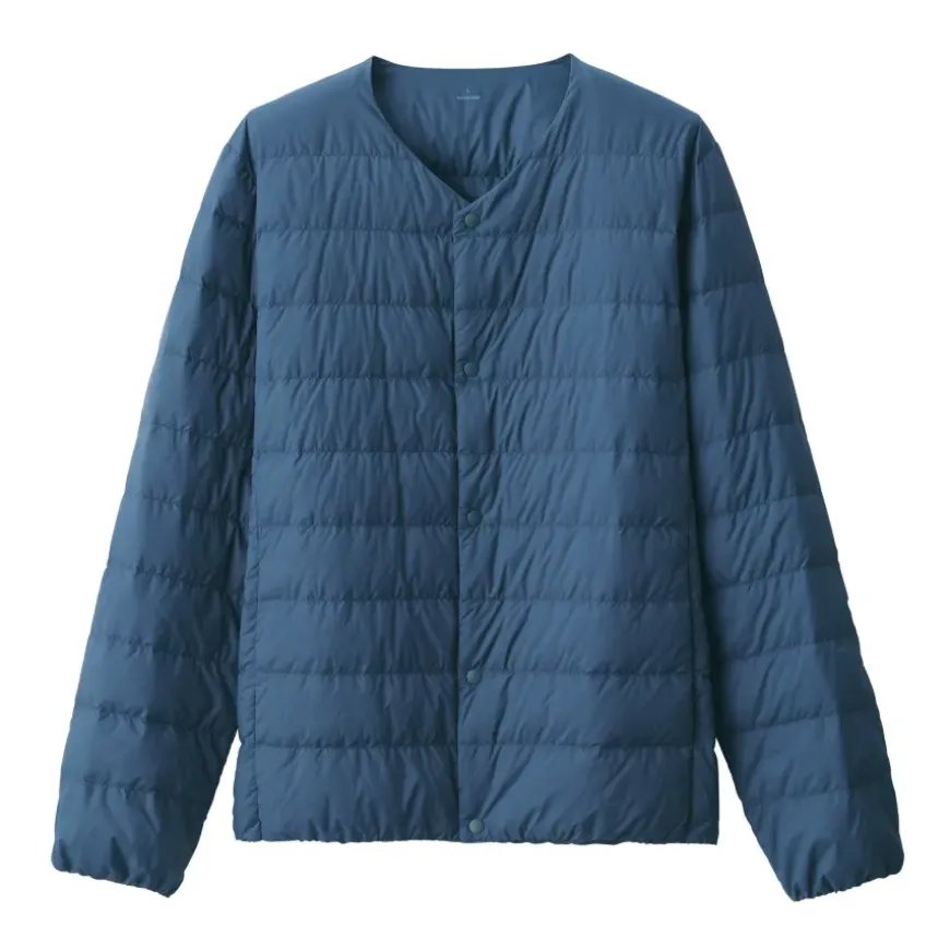 Men's Lightweight Down Collarless Jacket