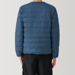 Men's Lightweight Down Collarless Jacket