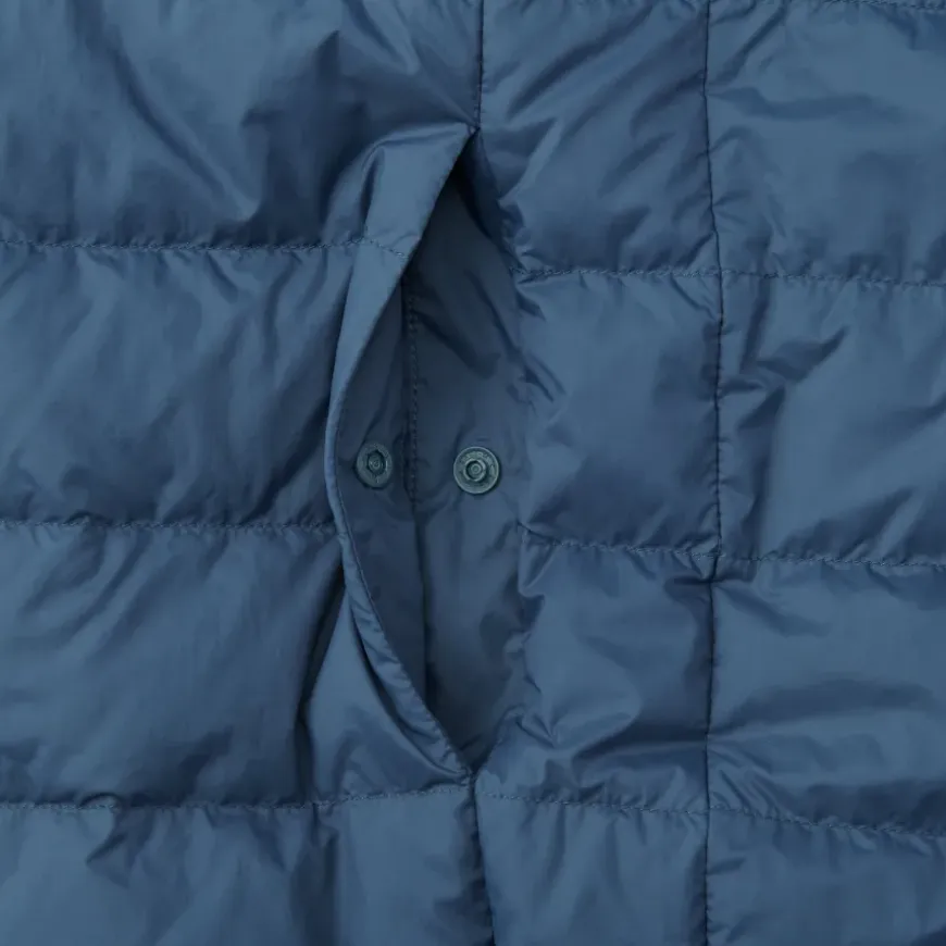 Men's Lightweight Down Collarless Jacket