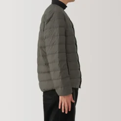 Men's Lightweight Down Collarless Jacket