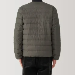 Men's Lightweight Down Collarless Jacket
