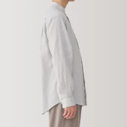 Men's Linen Stand Collar Shirt