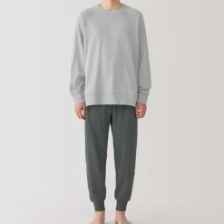 Men's Loose-Twist Sweatshirt Loungewear Set