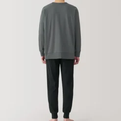 Men's Loose-Twist Sweatshirt Loungewear Set