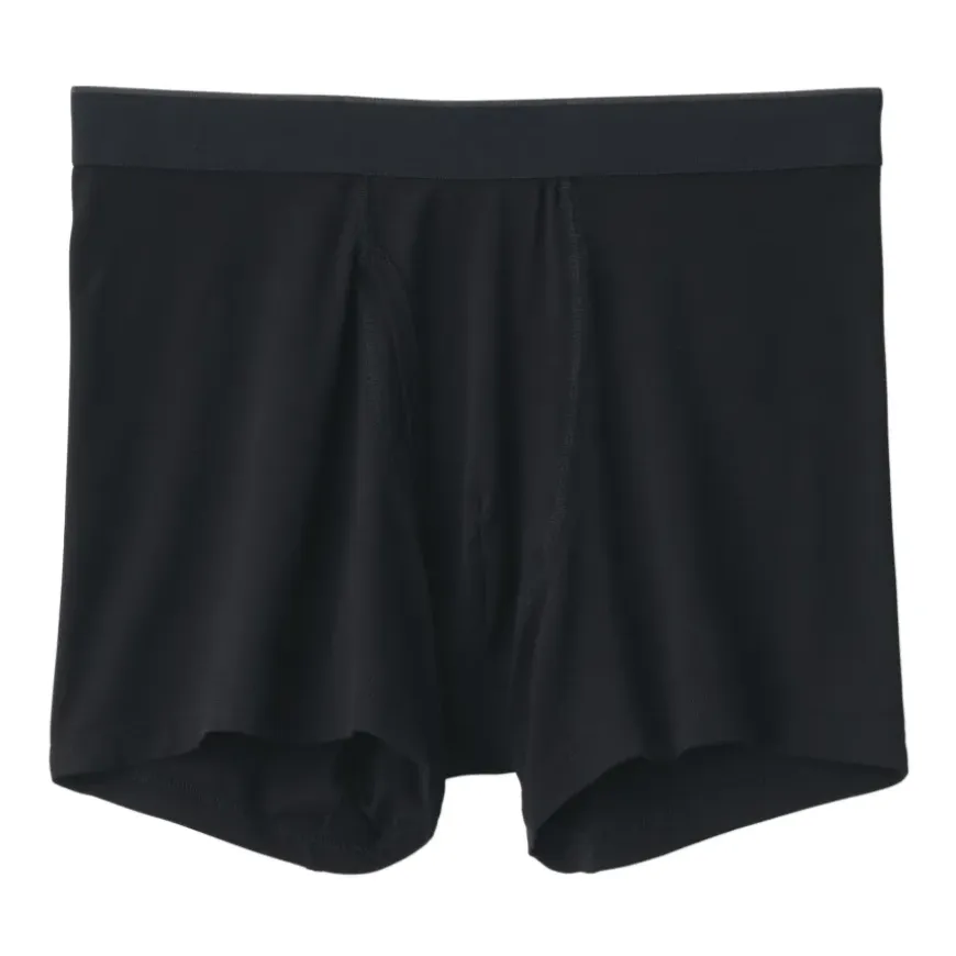 Men's Lyocell Blend Front Open Boxer Briefs
